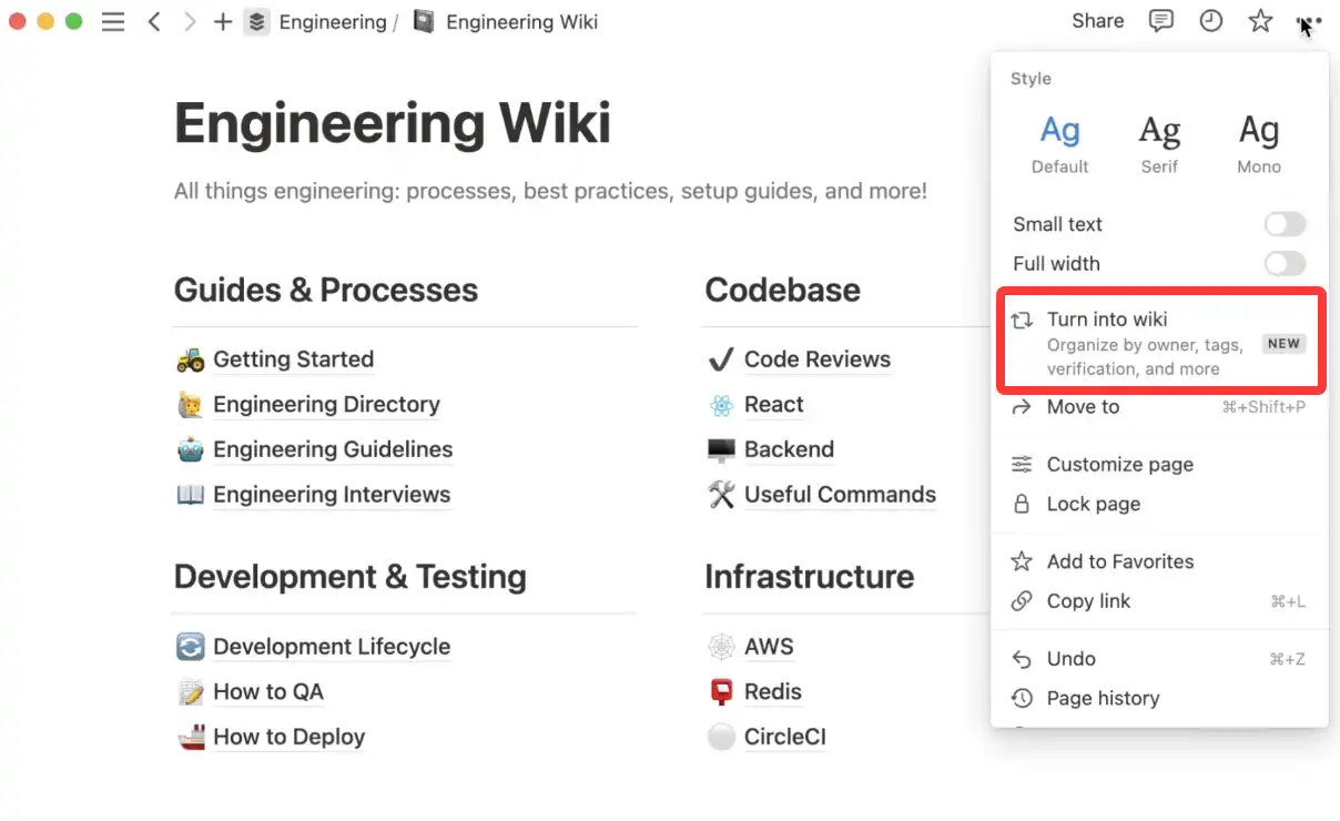 Notion 教程 16:Wiki 和验证页面
